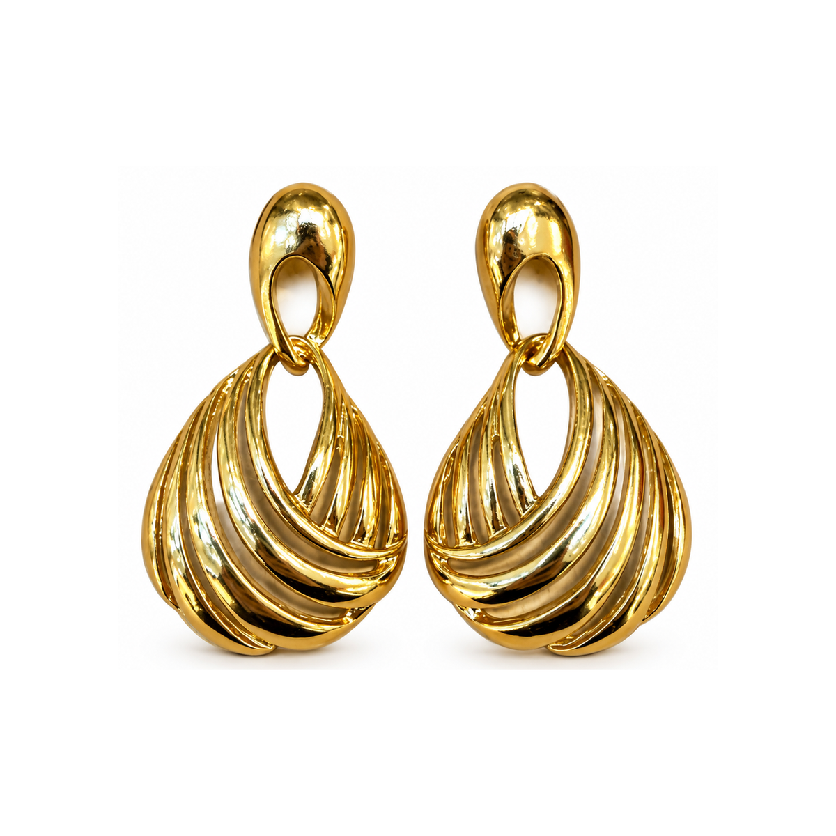 Golden Cascade Küpe