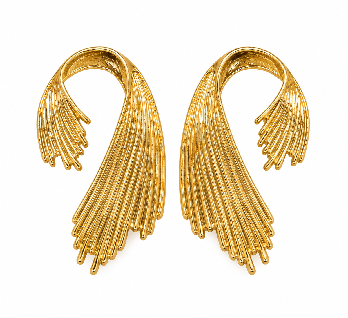 Golden Cascade Küpe