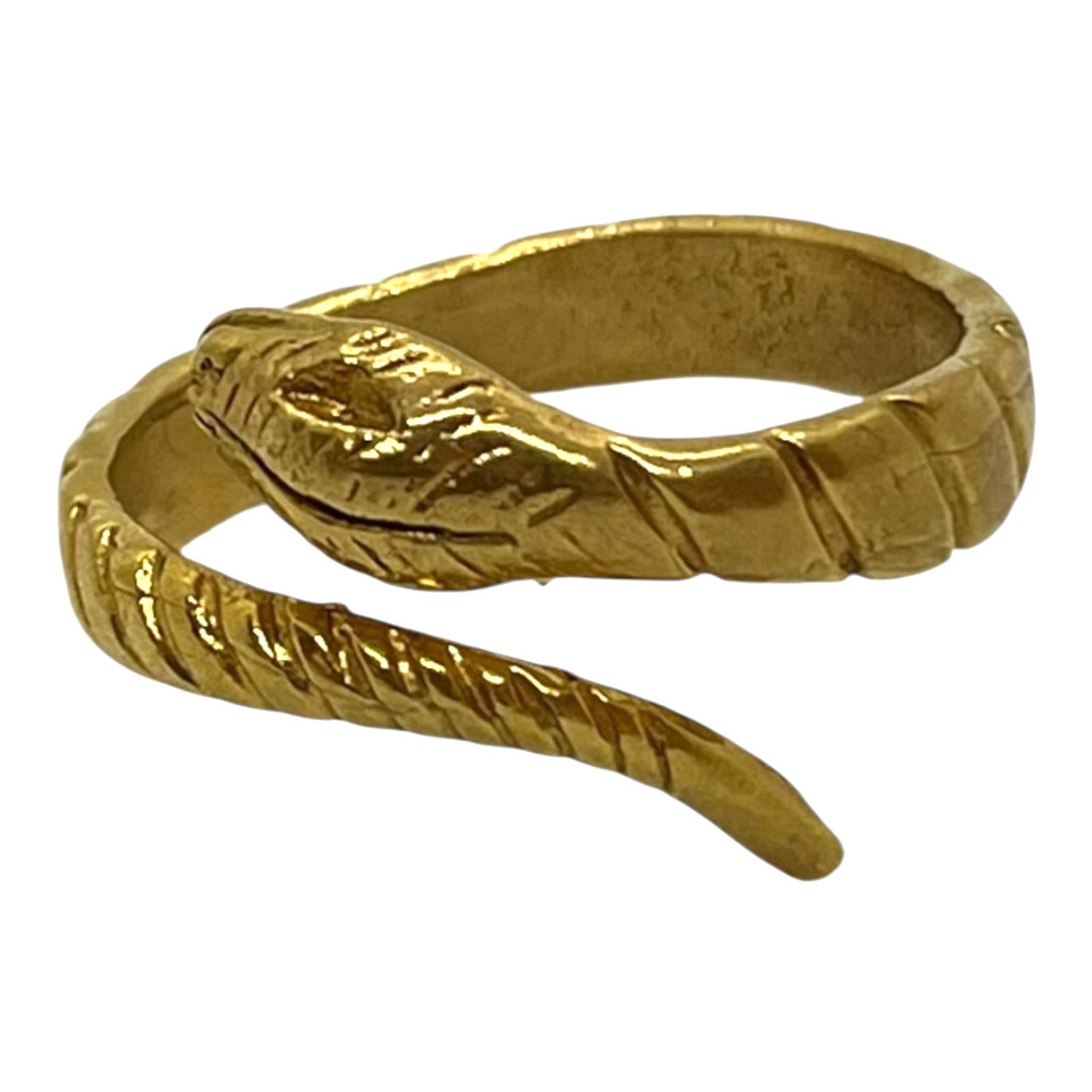 Snake Yüzük yüzük - bronz
